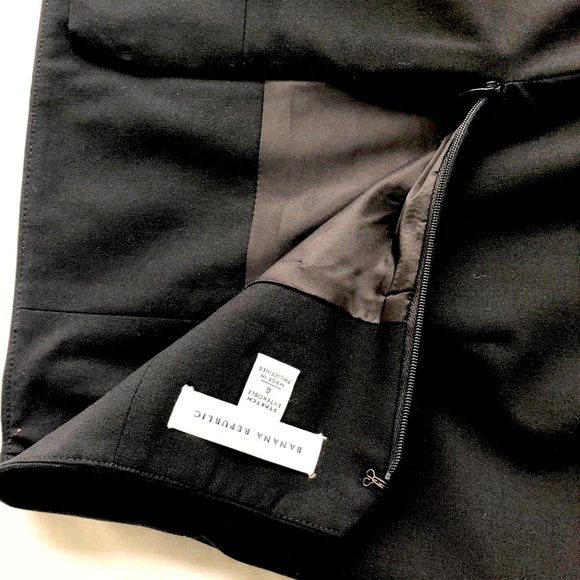❤️ Black pencil mini skirt by Banana Republic - Picture 6 of 9